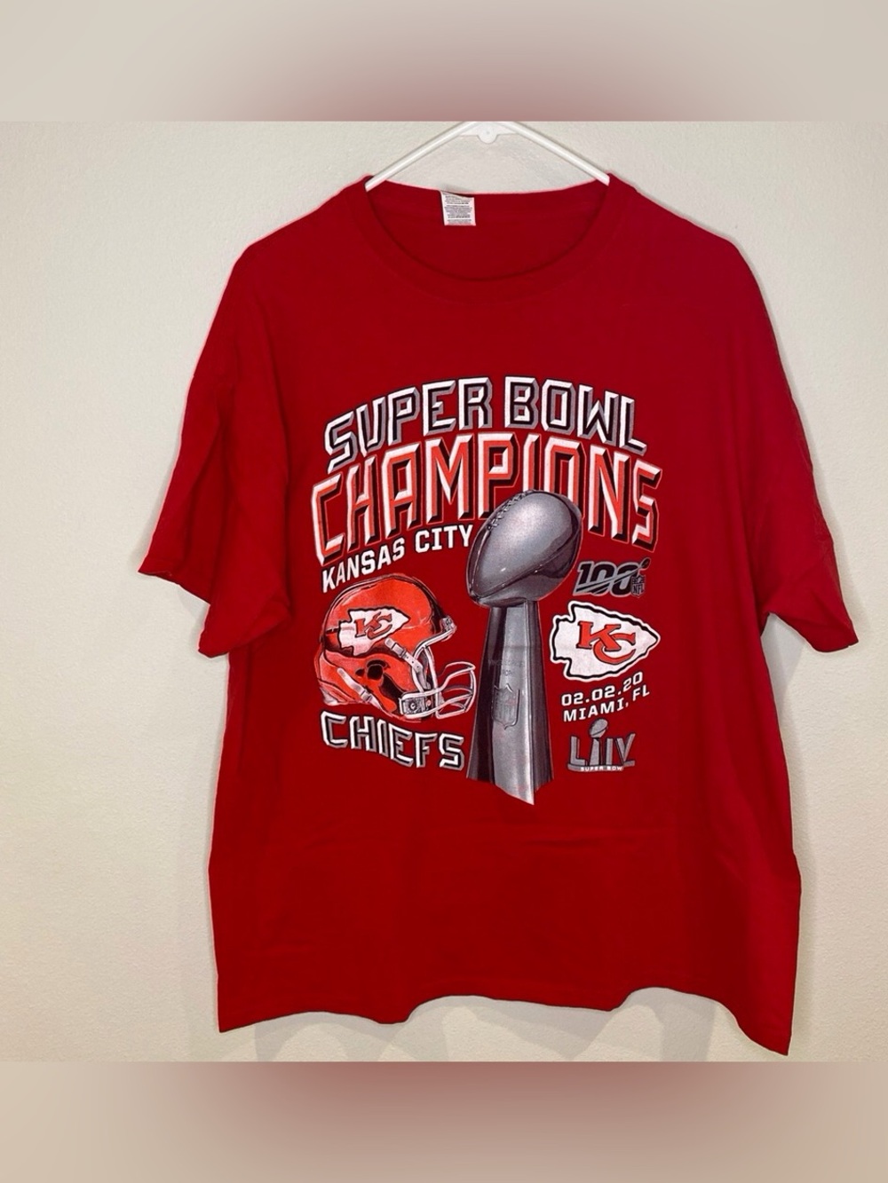 Kansas City Chiefs Super Bowl Champions Red Tee